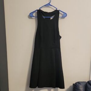 Lulu's Classic Black Mini Dress